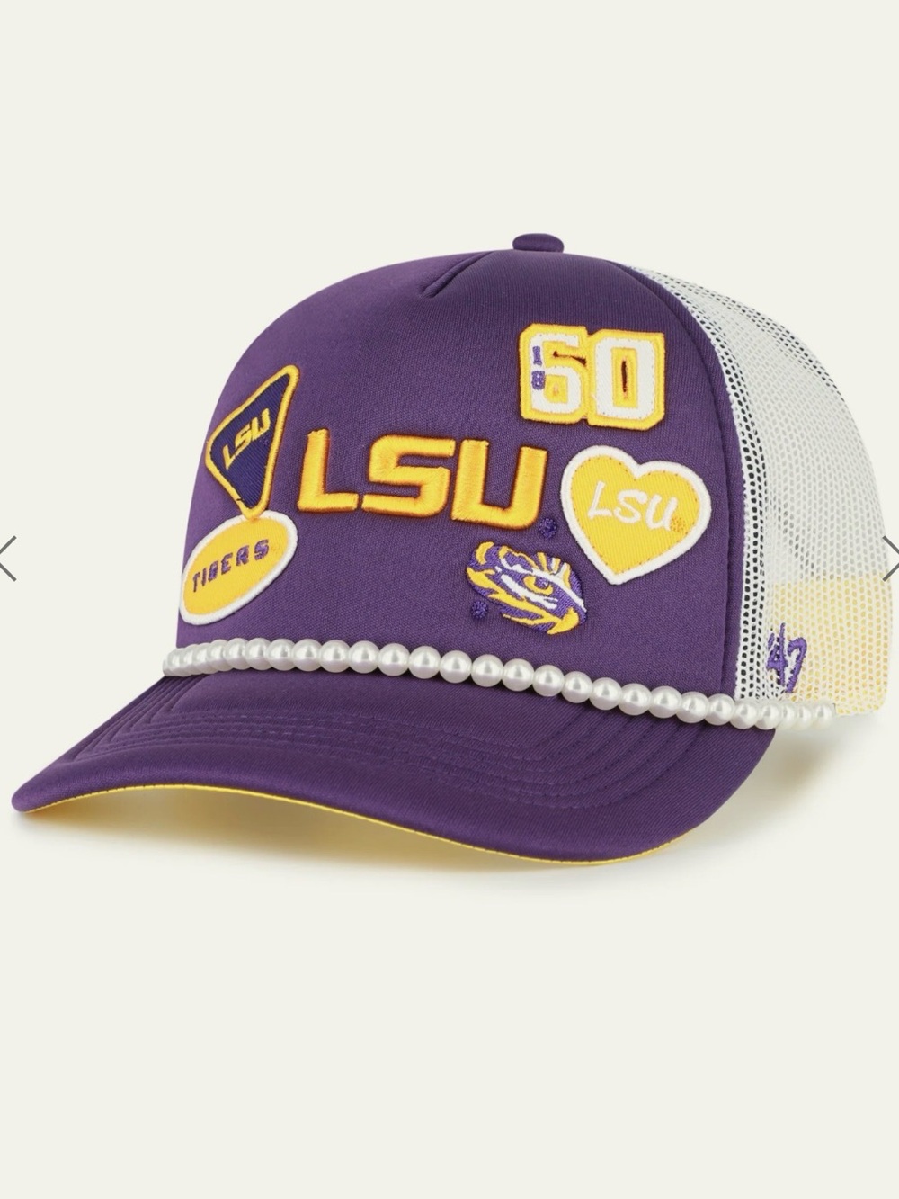 NEW 47 Brand Louisiana State Tigers LSU Rally On ’47 Hitch Fm Foam Front Hat